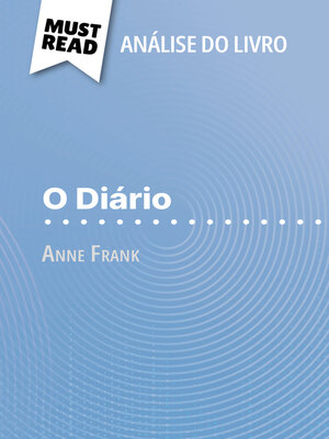 cover image of O Diário de Anne Frank (Análise do livro)